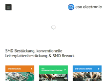 Tablet Screenshot of eso-electronic.com